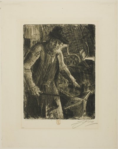 Der Meisterschmied von Anders Leonard Zorn