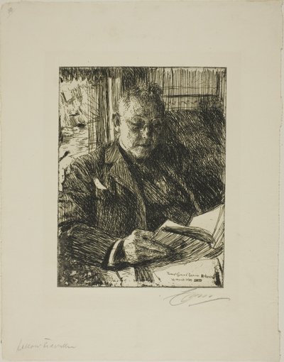 Reisebegleiter (Mr. Ch. Deering) von Anders Leonard Zorn