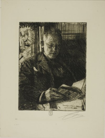 Reisebegleiter (Mr. Ch. Deering) von Anders Leonard Zorn