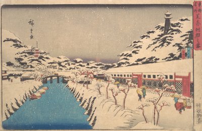 Winterlandschaft, 1846 von Ando Hiroshige