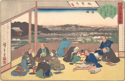 Yushima Matsu Kane-ya von Ando Hiroshige