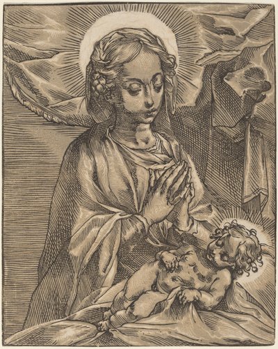 Madonna und Kind, 159193 von Andrea Andreani