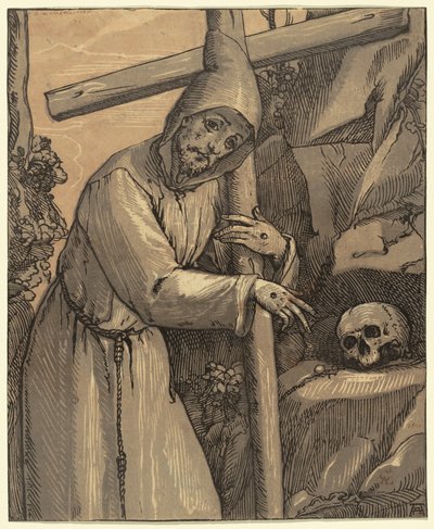 Heiliger Franz von Assisi, 1591 von Andrea Andreani