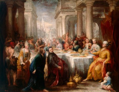 Das Fest des Belsazar von Andrea Celesti