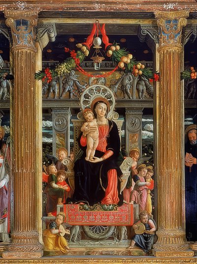 San-Zeno-Altar (Mitteltafel) von Andrea Mantegna