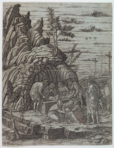 Die Grablegung von Andrea Mantegna