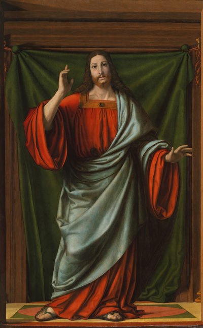 Christus segnet von Andrea Solario