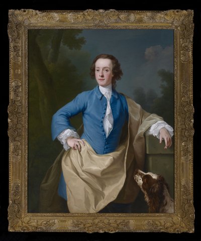 Thomas Barrett-Lennard, 17. Lord Dacre, 1736-44 von Andrea Soldi