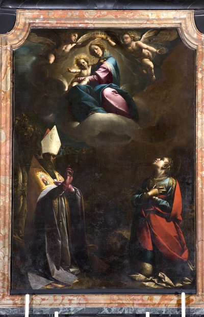 Polyptychon, Detail, 1508 von Andrea de Passeri