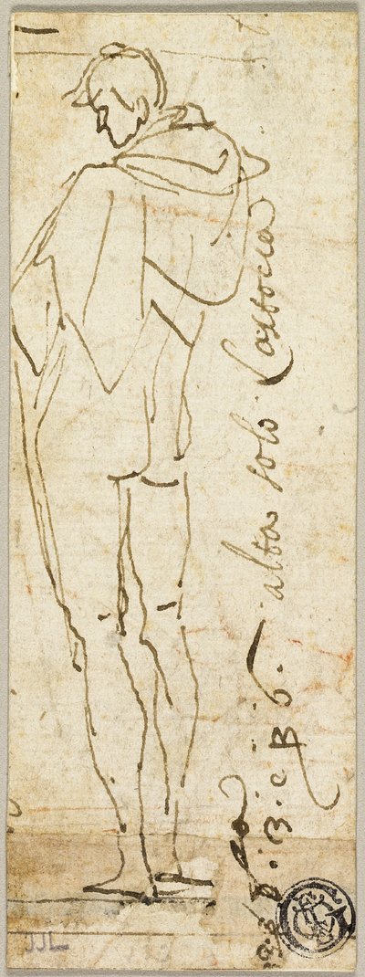 Stehender männlicher Akt von Andrea del Sarto