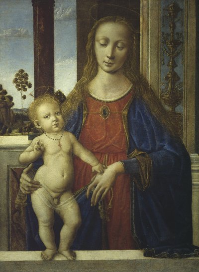 Jungfrau und Kind, ca. 1475-80 von Andrea del Verrocchio