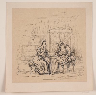 Illustration zu Niels Ebbesens Weise von Andreas Flinch