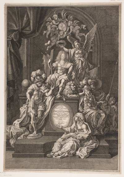 Allegorische Darstellung mit Christian Gyldenløve von Andreas Reinhardt