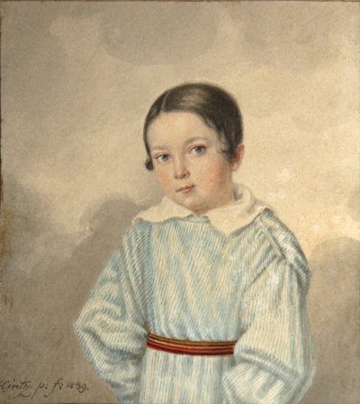 Porträt von N.M. Schwarz, 1839 von Andrei Joseph Hintz