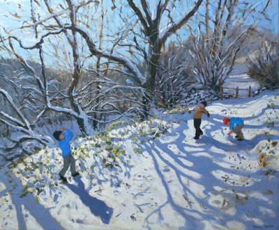 Schneeballschlacht, 2007 von Andrew Macara