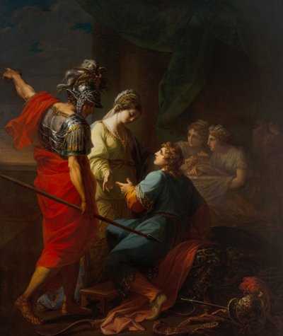 Hektor, Paris und Helena von Angelica Kauffman