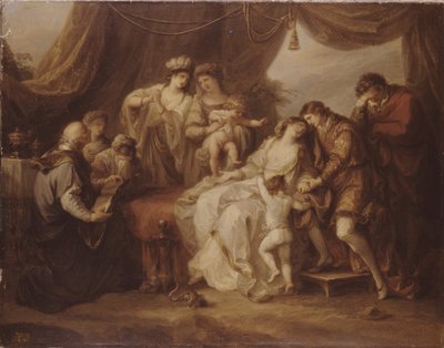 Vergiftete Eleanor von Angelica Kauffmann