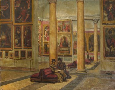Innenraum der Pinacoteca di Brera von Angelo Ripamonti