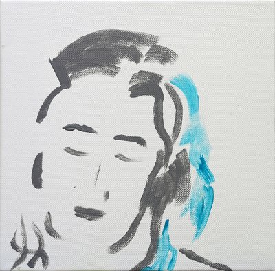 Porträt einer ruhigen Frau, 2019 von Angie Kenber