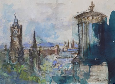 Vom Calton Hill, Edinburgh von Ann Oram