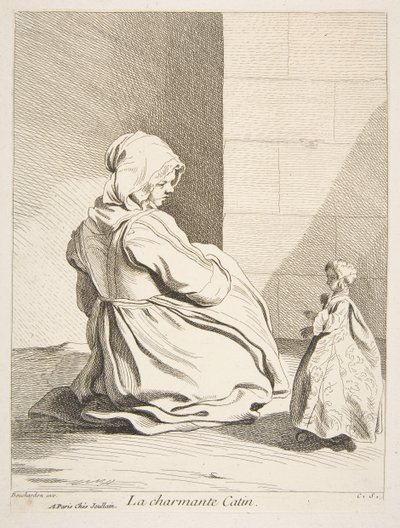 Die bezaubernde Puppe, 1742 von Anne Claude Philippe de Caylus