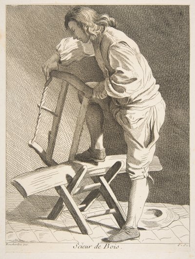 Holzfäller von Anne Claude Philippe de Caylus