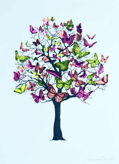 Schmetterlingsblüte, 2016 von Anne Storno