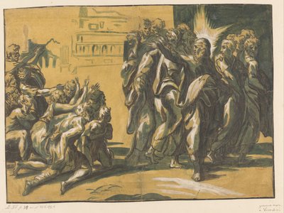 Christus heilt Aussätzige von Anonymous