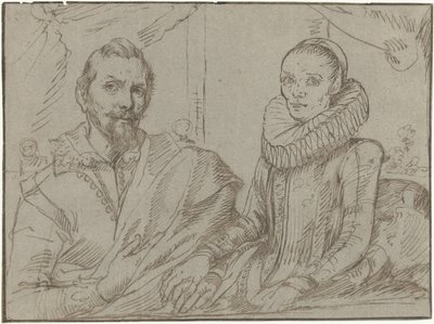 Frans Snijders und seine Frau Margaretha de Vos von Anonymous
