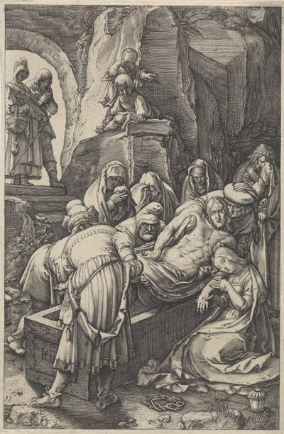 Grablegung Christi (Die Passion) von Anonymous