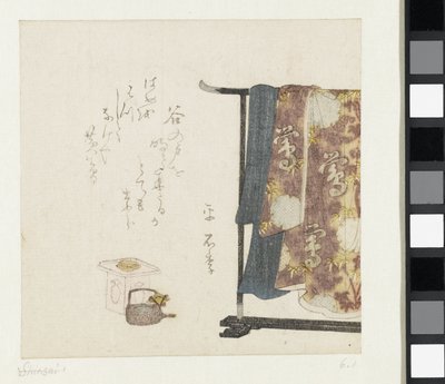 Kimono auf einem Ständer von Anonymous
