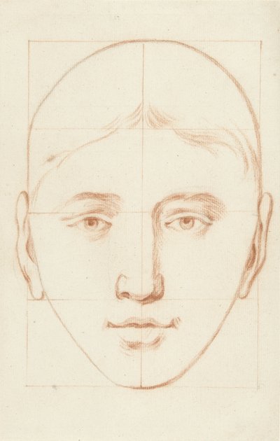 Männerkopf von Anonymous