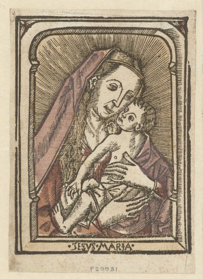 Maria mit Kind von Anonymous