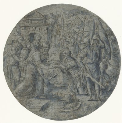 Begegnung von Abraham und Melchisedek von Anonymous