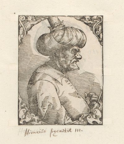 Porträt von Horuccius Barbarosso von Anonymous