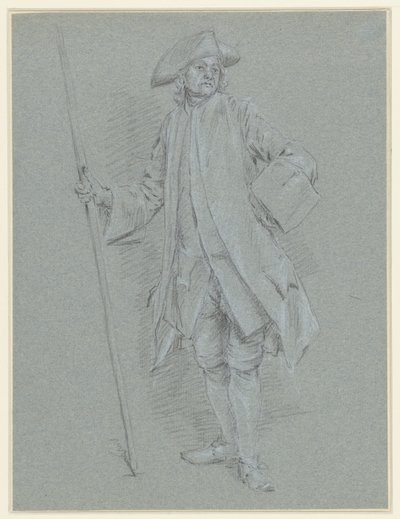 Stehender Mann mit Dreispitz von Anonymous