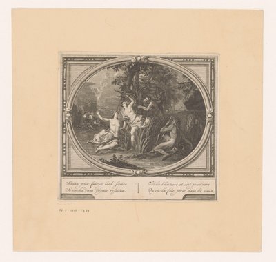 Syrinx von Pan erschreckt von Anonymous