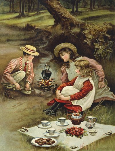 Das Picknick der Kinder von Anonymous