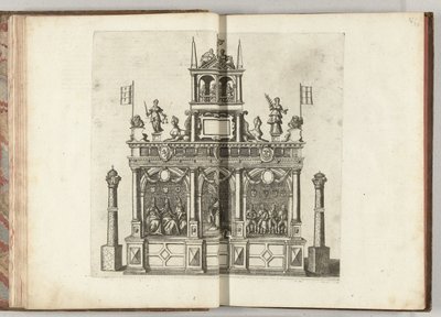 Szene mit Kaiser Karl V., 1594 von Anonymous
