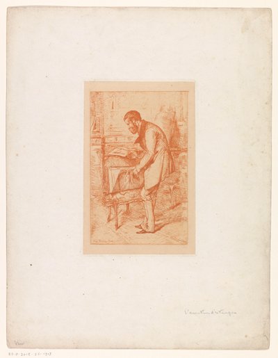 Sammler von Drucken von Anonymous