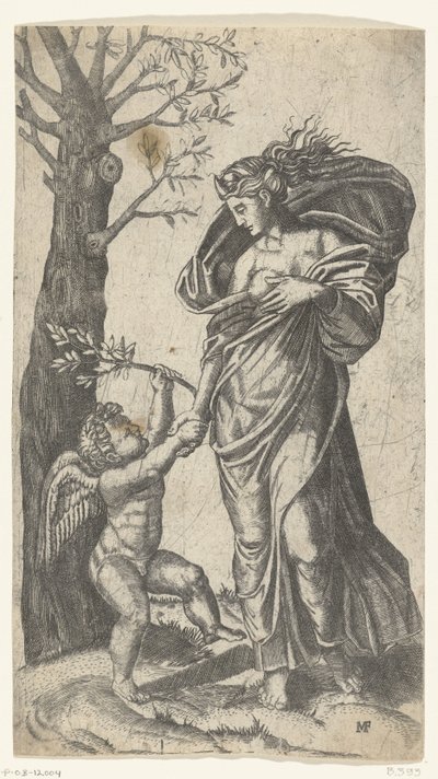 Versöhnung von Minerva und Cupido von Anonymous
