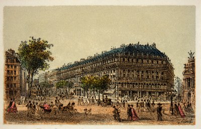 Paris 1874: Boulevard des Capucines. Private Sammlung von Anonymous Anonymous
