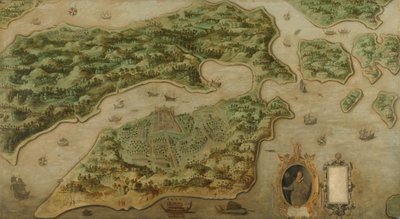 Ansicht von Ambon, ca. 1617 von Anonymous Anonymous