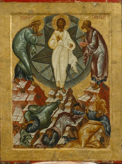 Die Verklärung Jesu, 1497 von Anonymous Russian icon painter