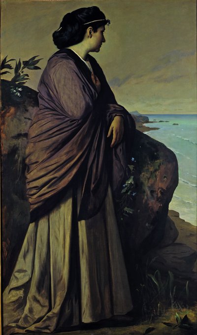 Am Strand Moderne Iphigenie von Anselm Feuerbach