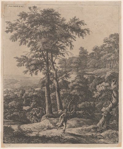 Apollo und Daphne, 17. Jahrhundert von Anthonie Waterloo