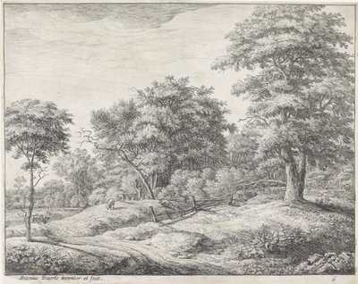 Schlafender Hirte von Anthonie Waterloo