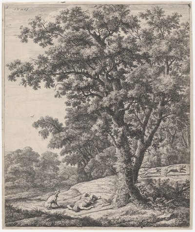 Der Tod des Adonis, 17. Jahrhundert von Anthonie Waterloo