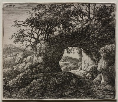 Der durchbohrte Felsen von Anthonie Waterloo