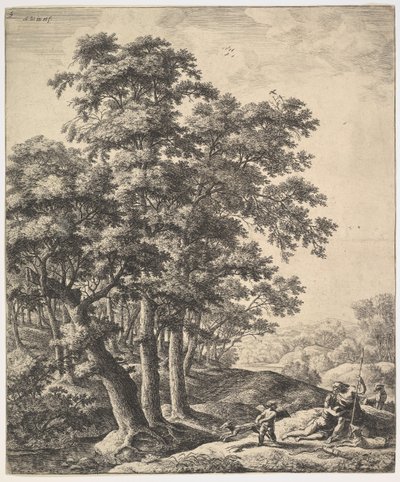 Venus und Adonis von Anthonie Waterloo